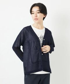 Maison de CINQ / メゾン ドゥ サンク カーディガン・ボレロ | ドルマンスリーブシアーニットカーディガン