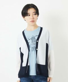 Maison de CINQ / メゾン ドゥ サンク カーディガン・ボレロ | ドルマンスリーブシアーニットカーディガン