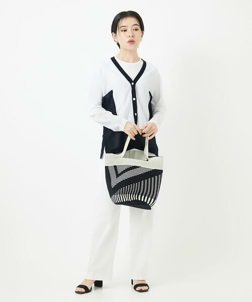 Maison de CINQ / メゾン ドゥ サンク カーディガン・ボレロ | ドルマンスリーブシアーニットカーディガン | 詳細15