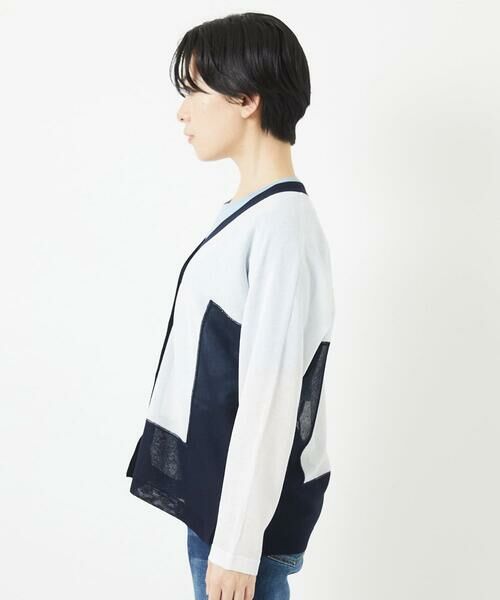 Maison de CINQ / メゾン ドゥ サンク カーディガン・ボレロ | ドルマンスリーブシアーニットカーディガン | 詳細4