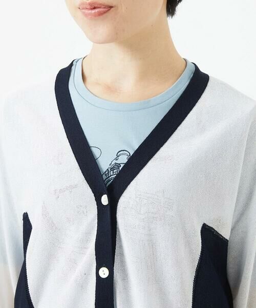 Maison de CINQ / メゾン ドゥ サンク カーディガン・ボレロ | ドルマンスリーブシアーニットカーディガン | 詳細6