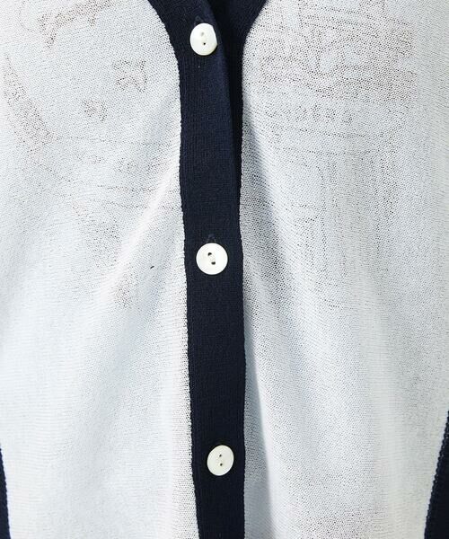 Maison de CINQ / メゾン ドゥ サンク カーディガン・ボレロ | ドルマンスリーブシアーニットカーディガン | 詳細9