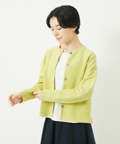 Maison de CINQ / メゾン ドゥ サンク カーディガン・ボレロ | [アンサンブル対応]ガーター編クルーネックカーディガン