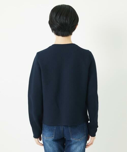 Maison de CINQ / メゾン ドゥ サンク カーディガン・ボレロ | [アンサンブル対応]ガーター編クルーネックカーディガン | 詳細12