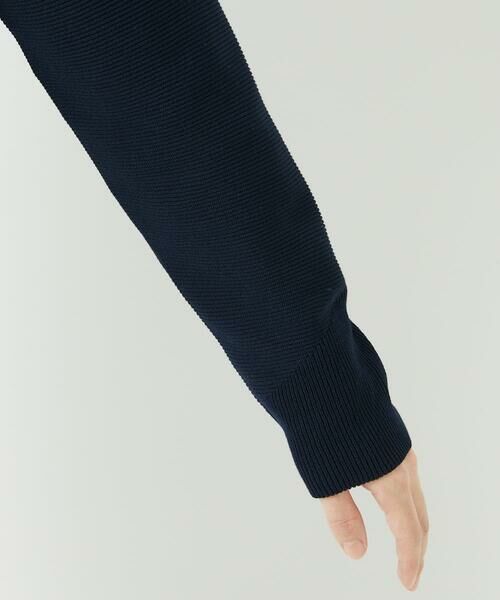 Maison de CINQ / メゾン ドゥ サンク カーディガン・ボレロ | [アンサンブル対応]ガーター編クルーネックカーディガン | 詳細14