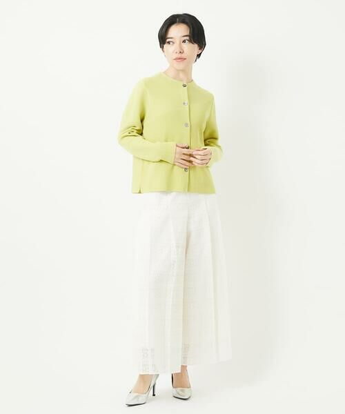 Maison de CINQ / メゾン ドゥ サンク カーディガン・ボレロ | [アンサンブル対応]ガーター編クルーネックカーディガン | 詳細24