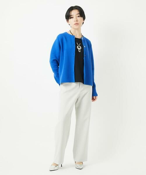 Maison de CINQ / メゾン ドゥ サンク カーディガン・ボレロ | [アンサンブル対応]ガーター編クルーネックカーディガン | 詳細25