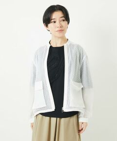 Maison de CINQ / メゾン ドゥ サンク その他アウター | ダイヤチュールネットシアーブルゾン