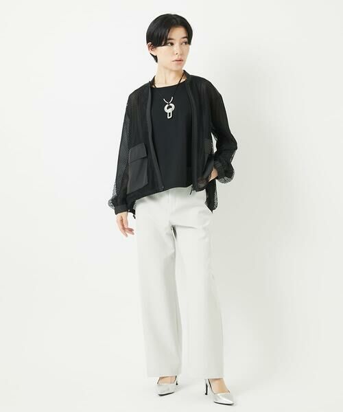 Maison de CINQ / メゾン ドゥ サンク その他アウター | ダイヤチュールネットシアーブルゾン | 詳細23