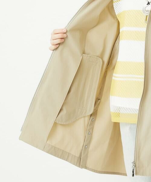 Maison de CINQ / メゾン ドゥ サンク その他アウター | ヘムライン4WAYタフタフードコート | 詳細18