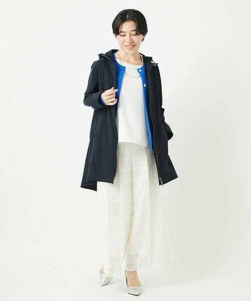 Maison de CINQ / メゾン ドゥ サンク その他アウター | ヘムライン4WAYタフタフードコート | 詳細22