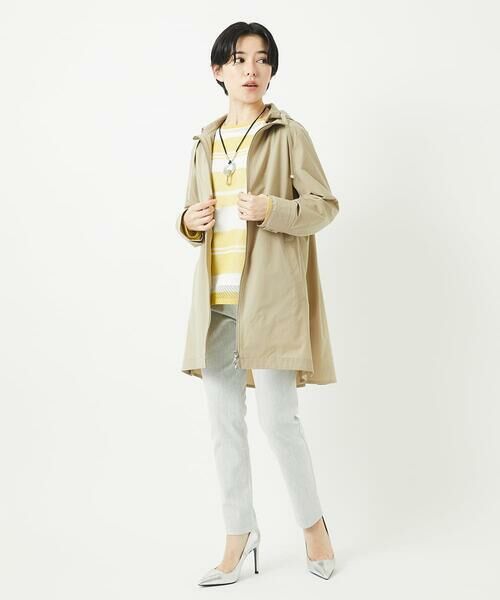 Maison de CINQ / メゾン ドゥ サンク その他アウター | ヘムライン4WAYタフタフードコート | 詳細24