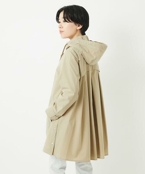 Maison de CINQ / メゾン ドゥ サンク その他アウター | ヘムライン4WAYタフタフードコート | 詳細5