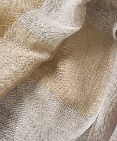 Maison de CINQ / メゾン ドゥ サンク マフラー・ショール・スヌード・ストール | リネンコットンチェックストール | 詳細9