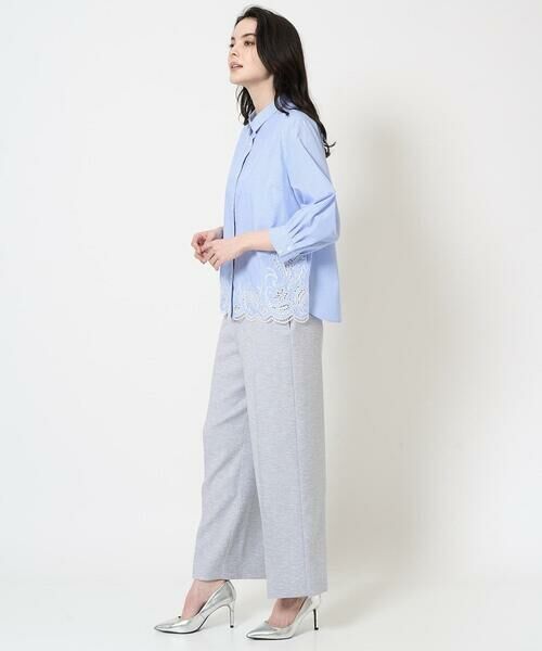 Maison de CINQ / メゾン ドゥ サンク シャツ・ブラウス | カットワーク刺繍ストライプブラウス | 詳細23