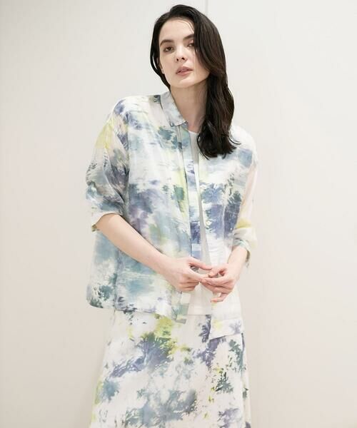 Maison de CINQ / メゾン ドゥ サンク シャツ・ブラウス | [セットアップ対応]カゴ染めブラウス | 詳細5