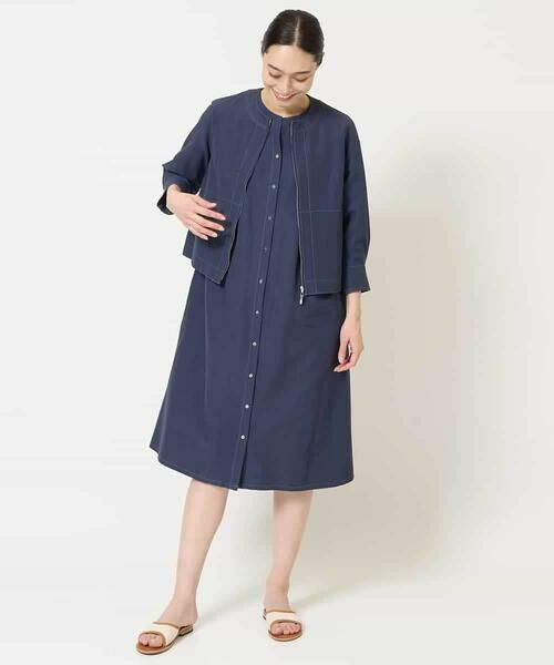 Maison de CINQ / メゾン ドゥ サンク ロング・マキシ丈ワンピース | タックデザインワンピース | 詳細12