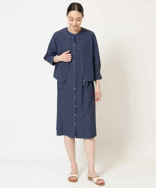 Maison de CINQ / メゾン ドゥ サンク ロング・マキシ丈ワンピース | タックデザインワンピース | 詳細14