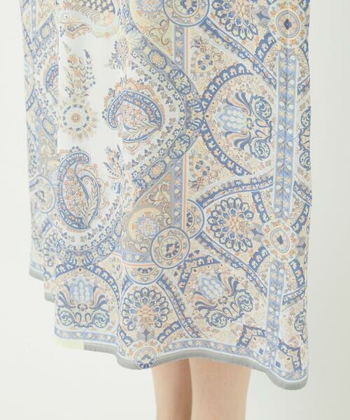 Maison de CINQ / メゾン ドゥ サンク ロング・マキシ丈ワンピース | RATTIオーナメントプリントワンピース | 詳細11