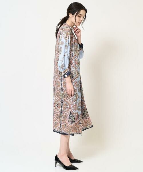 Maison de CINQ / メゾン ドゥ サンク ロング・マキシ丈ワンピース | RATTIオーナメントプリントワンピース | 詳細17