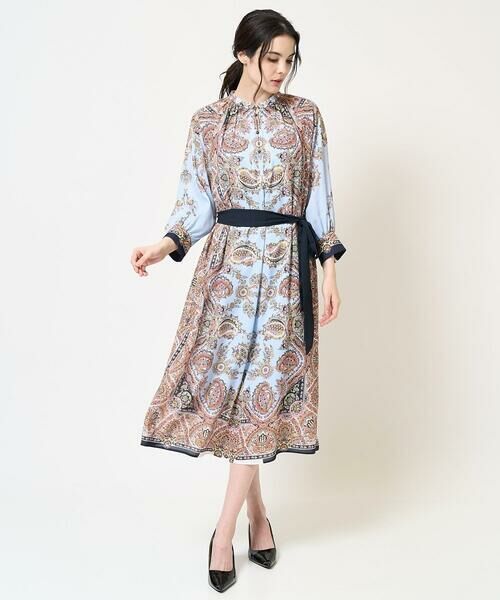 Maison de CINQ / メゾン ドゥ サンク ロング・マキシ丈ワンピース | RATTIオーナメントプリントワンピース | 詳細20