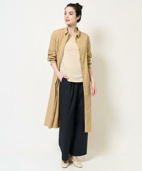 Maison de CINQ / メゾン ドゥ サンク ロング・マキシ丈ワンピース | [軽量･撥水･通気性]シャツワンピース | 詳細4