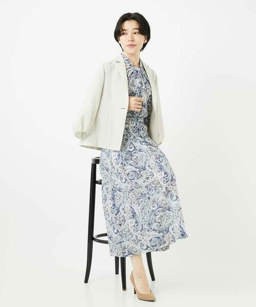 Maison de CINQ / メゾン ドゥ サンク ロング・マキシ丈スカート | [セットアップ対応]モダン更紗ペイズリースカート | 詳細11