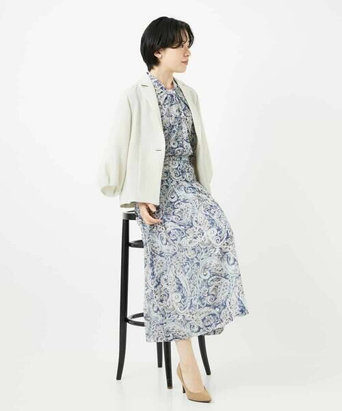 Maison de CINQ / メゾン ドゥ サンク ロング・マキシ丈スカート | [セットアップ対応]モダン更紗ペイズリースカート | 詳細12