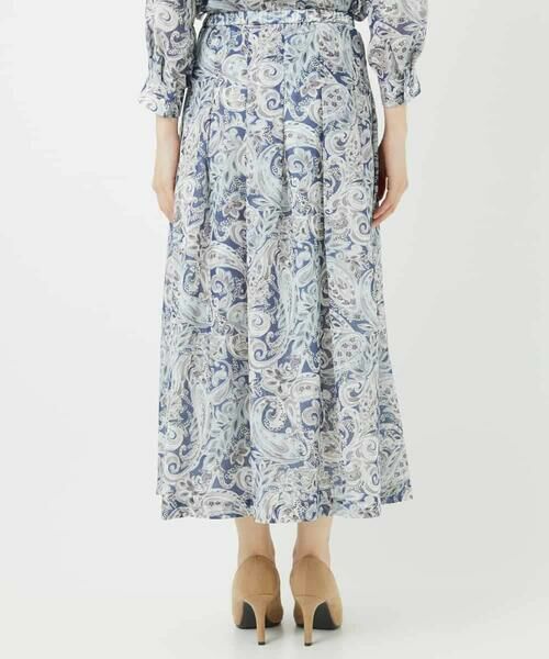 Maison de CINQ / メゾン ドゥ サンク ロング・マキシ丈スカート | [セットアップ対応]モダン更紗ペイズリースカート | 詳細4