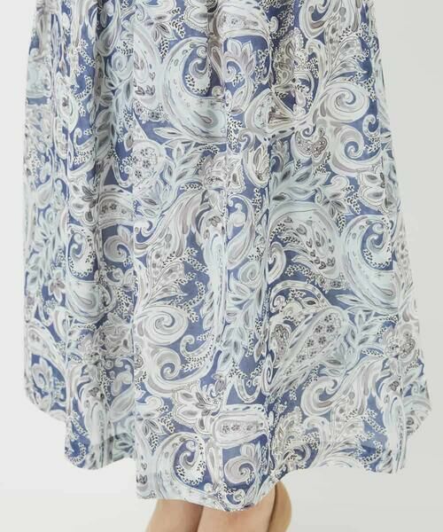 Maison de CINQ / メゾン ドゥ サンク ロング・マキシ丈スカート | [セットアップ対応]モダン更紗ペイズリースカート | 詳細9