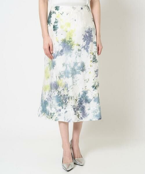 Maison de CINQ / メゾン ドゥ サンク ロング・マキシ丈スカート | [セットアップ対応]カゴ染めスカート | 詳細1
