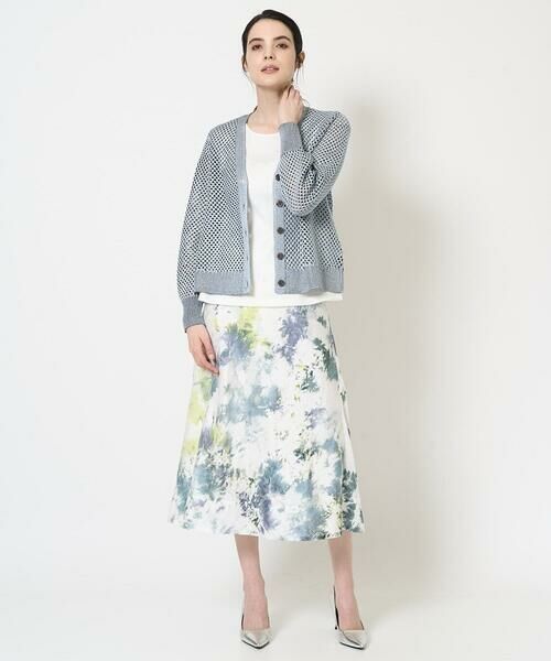 Maison de CINQ / メゾン ドゥ サンク ロング・マキシ丈スカート | [セットアップ対応]カゴ染めスカート | 詳細15