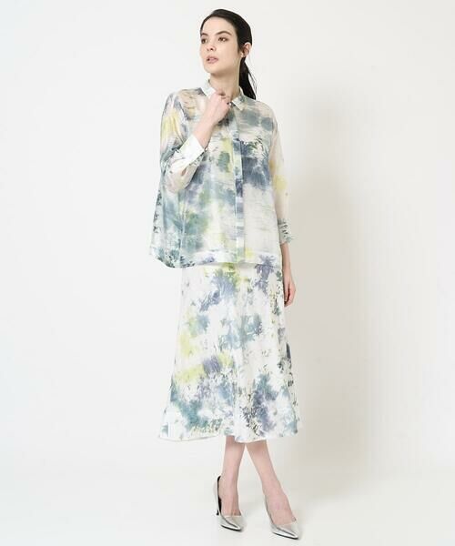 Maison de CINQ / メゾン ドゥ サンク ロング・マキシ丈スカート | [セットアップ対応]カゴ染めスカート | 詳細24