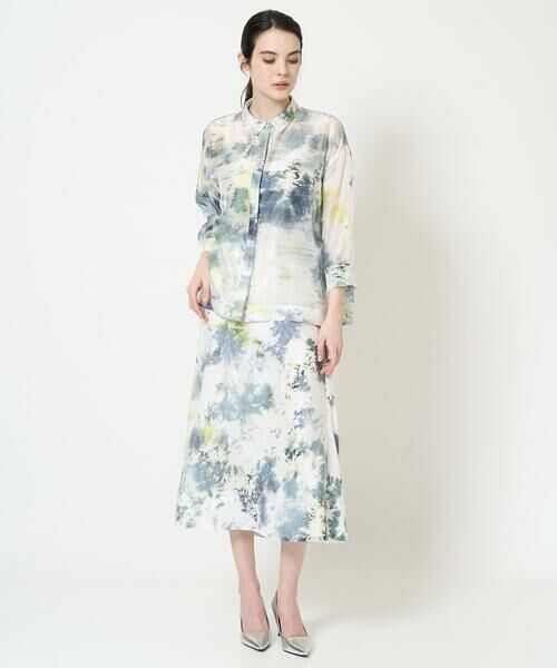 Maison de CINQ / メゾン ドゥ サンク ロング・マキシ丈スカート | [セットアップ対応]カゴ染めスカート | 詳細25