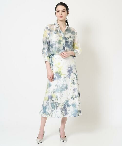 Maison de CINQ / メゾン ドゥ サンク ロング・マキシ丈スカート | [セットアップ対応]カゴ染めスカート | 詳細28