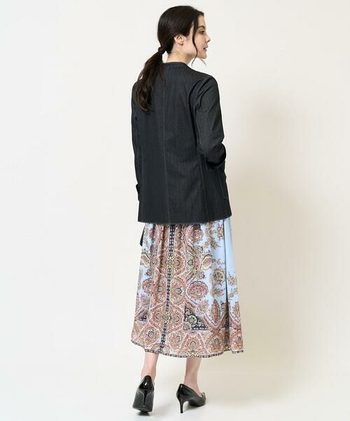 Maison de CINQ / メゾン ドゥ サンク ロング・マキシ丈スカート | RATTIオーナメントプリントスカート | 詳細14