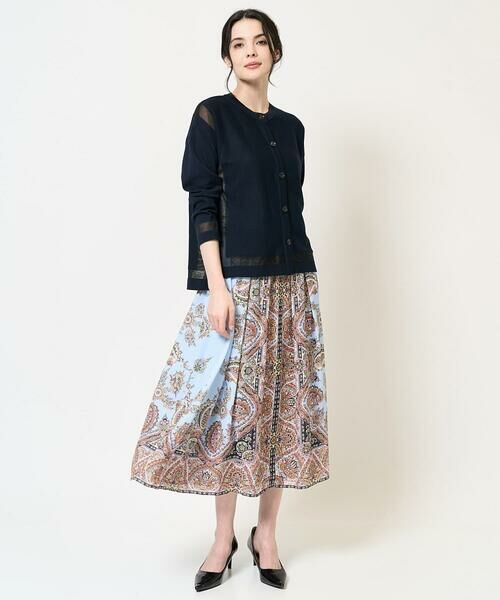 Maison de CINQ / メゾン ドゥ サンク ロング・マキシ丈スカート | RATTIオーナメントプリントスカート | 詳細16