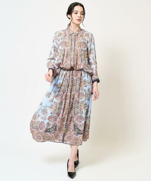 Maison de CINQ / メゾン ドゥ サンク ロング・マキシ丈スカート | RATTIオーナメントプリントスカート | 詳細21