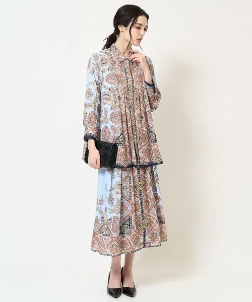 Maison de CINQ / メゾン ドゥ サンク ロング・マキシ丈スカート | RATTIオーナメントプリントスカート | 詳細25