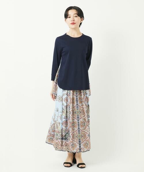 Maison de CINQ / メゾン ドゥ サンク ロング・マキシ丈スカート | RATTIオーナメントプリントスカート | 詳細27
