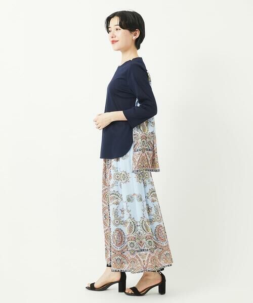 Maison de CINQ / メゾン ドゥ サンク ロング・マキシ丈スカート | RATTIオーナメントプリントスカート | 詳細28