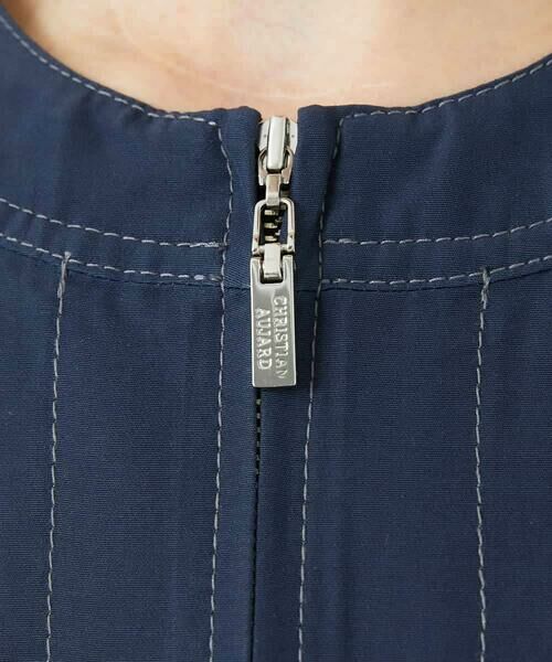 Maison de CINQ / メゾン ドゥ サンク ノーカラージャケット | 【セットアップ対応】ノーカラージップアップブルゾン | 詳細11