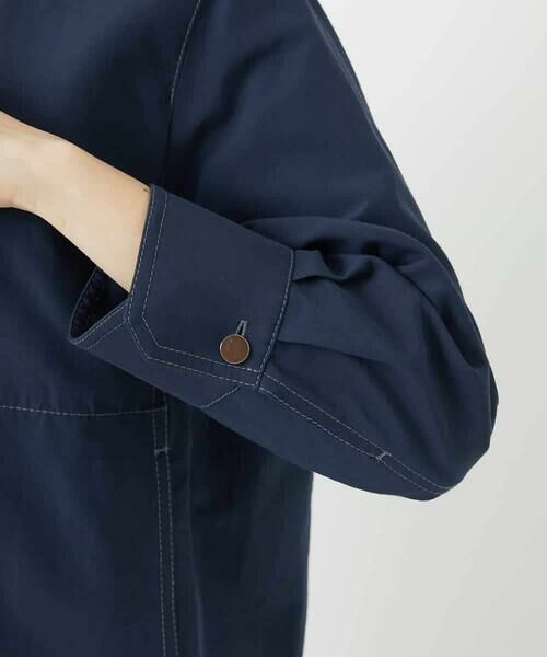 Maison de CINQ / メゾン ドゥ サンク ノーカラージャケット | 【セットアップ対応】ノーカラージップアップブルゾン | 詳細9