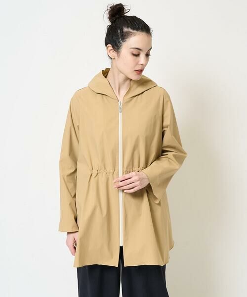 Maison de CINQ / メゾン ドゥ サンク セットアップ | [軽量･撥水･通気性]テントラインフーテッド羽織 | 詳細1
