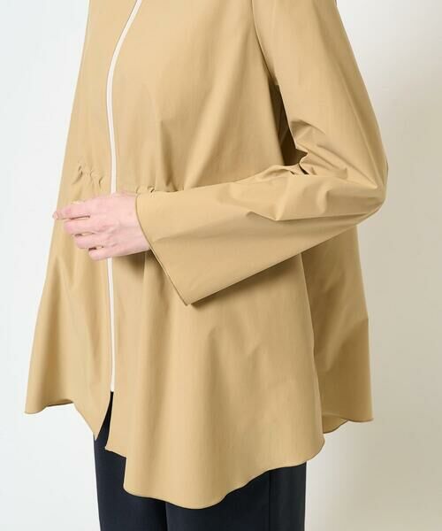 Maison de CINQ / メゾン ドゥ サンク セットアップ | [軽量･撥水･通気性]テントラインフーテッド羽織 | 詳細14