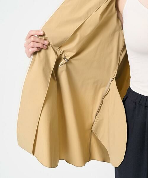 Maison de CINQ / メゾン ドゥ サンク セットアップ | [軽量･撥水･通気性]テントラインフーテッド羽織 | 詳細18