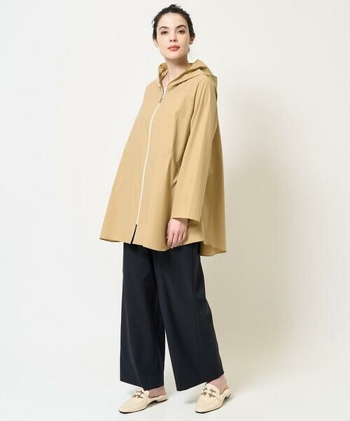 Maison de CINQ / メゾン ドゥ サンク セットアップ | [軽量･撥水･通気性]テントラインフーテッド羽織 | 詳細26