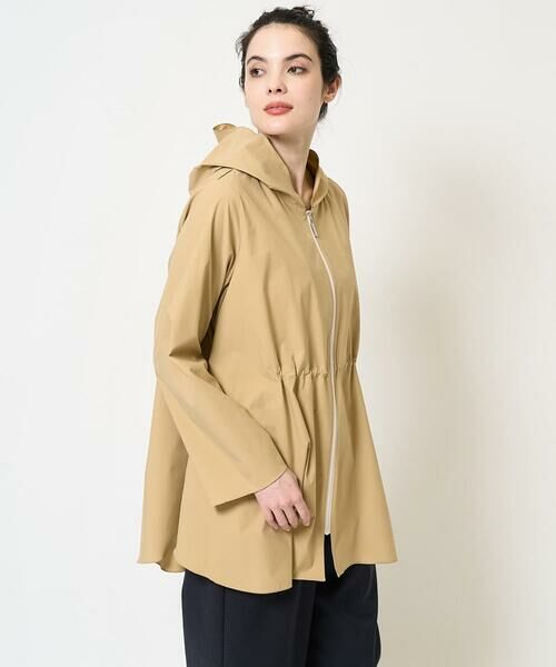 Maison de CINQ / メゾン ドゥ サンク セットアップ | [軽量･撥水･通気性]テントラインフーテッド羽織 | 詳細3