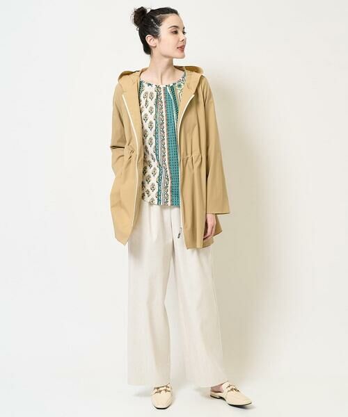 Maison de CINQ / メゾン ドゥ サンク セットアップ | [軽量･撥水･通気性]テントラインフーテッド羽織 | 詳細30