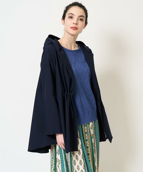 Maison de CINQ / メゾン ドゥ サンク セットアップ | [軽量･撥水･通気性]テントラインフーテッド羽織 | 詳細7